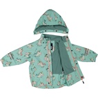 Rain set fleece Unicorn mint  86/92