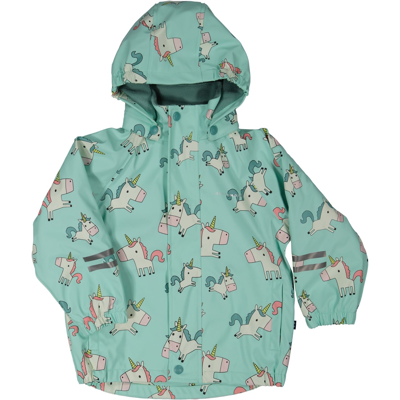 Rain set fleece Unicorn mint  86/92