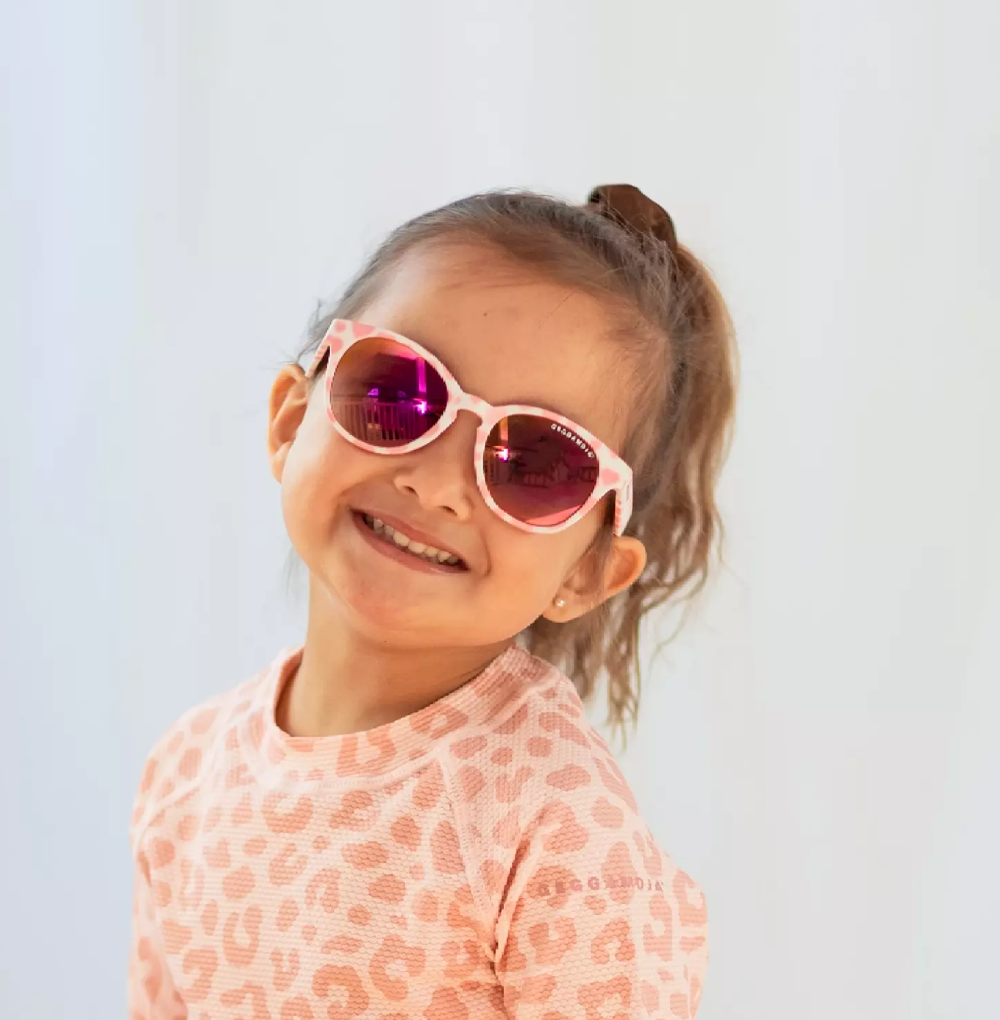 Päikeseprillid kids 2-6 y - Pink/White