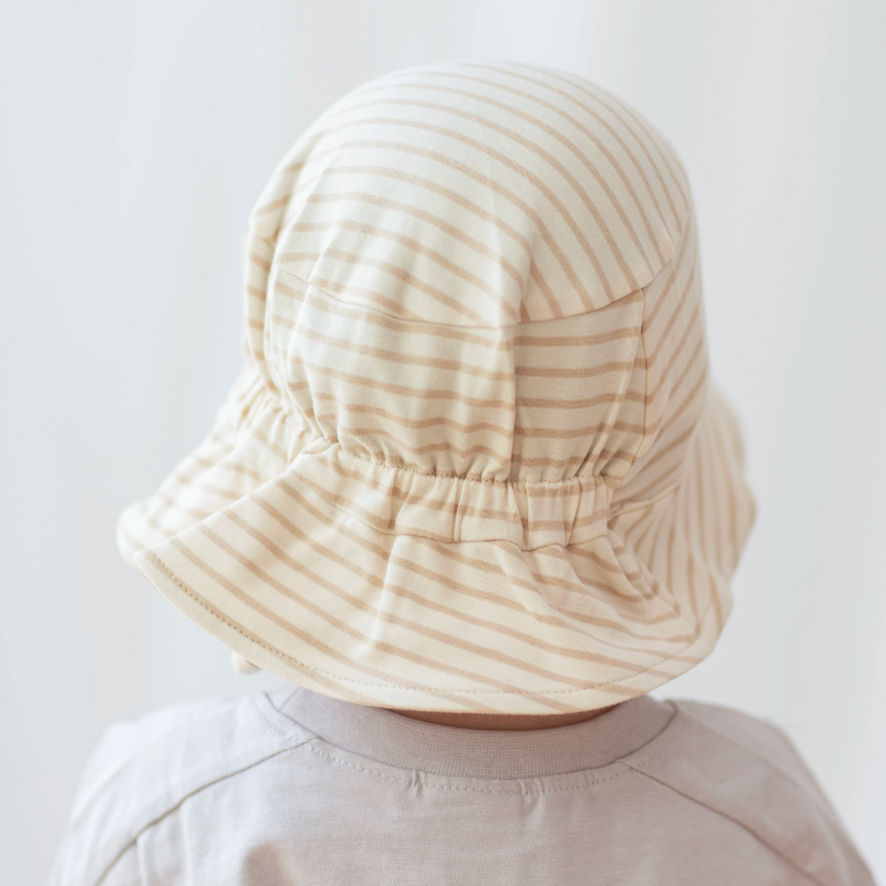 UV-solhatt Bambu Classic Vit/Beige 3 (10mån - 2 år)