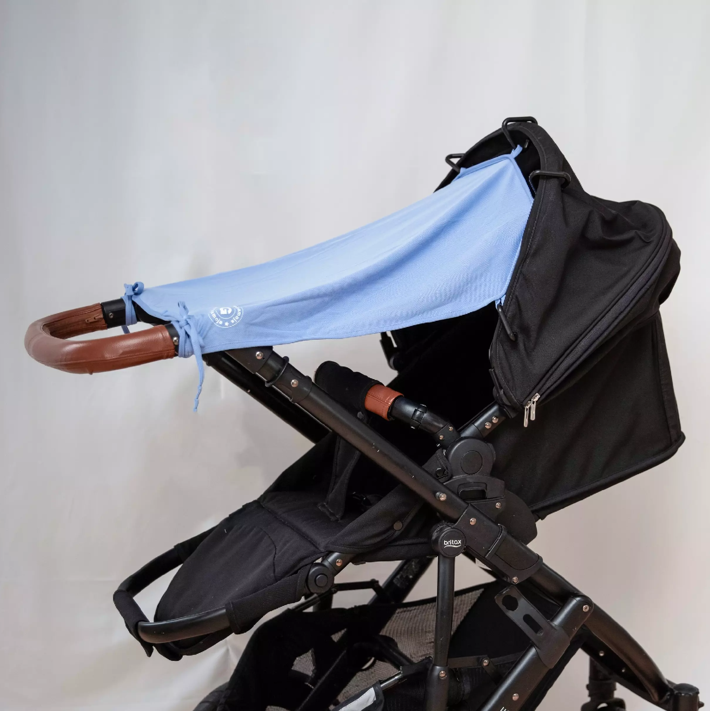 Barnvagnsgardin UV 50+  Blå