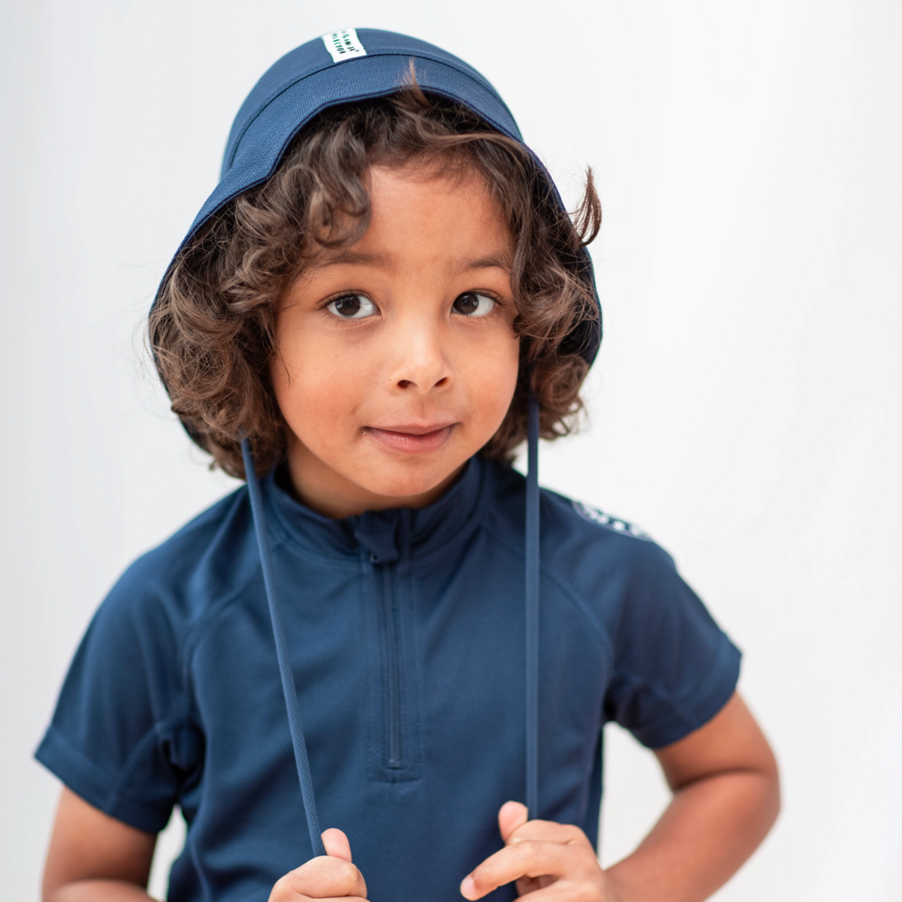UV-Sonnenhut Navy blau  0-4M