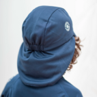 UV-Sonnenkappe Navy blau  4-10M