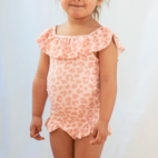 UV Baby swim suit Pink Leo  74/80