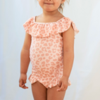 UV Baby swim suit Pink Leo  50/56