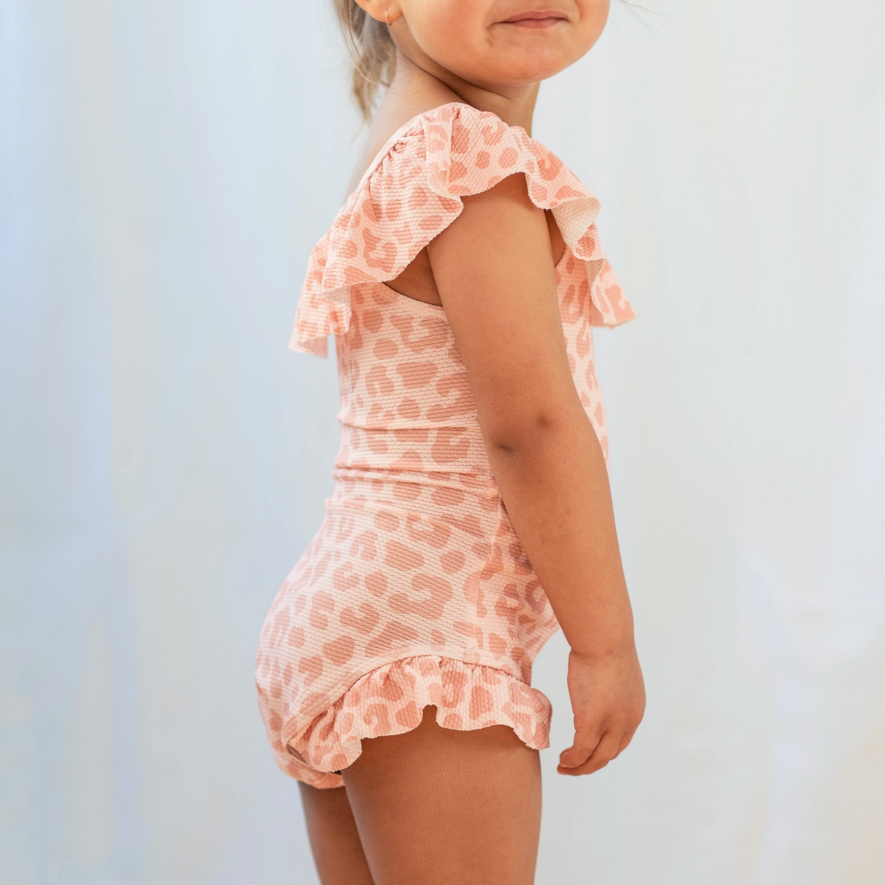 UV Baby swim suit Pink Leo  50/56