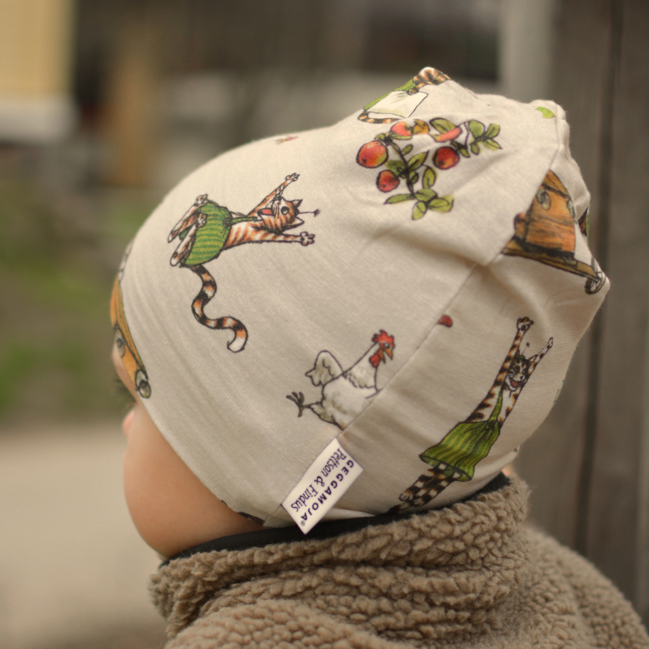 Beanie Pettersson und Findus Beige XS 1-2 Year