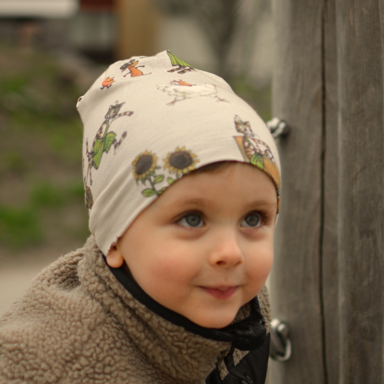 Beanie Pettersson und Findus Beige XS 1-2 Year