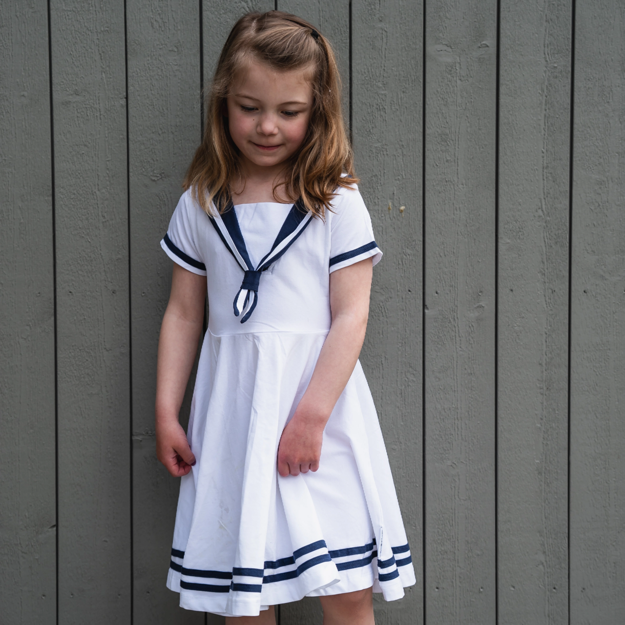 Sailor dress White 134/140