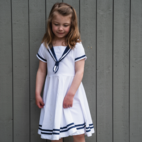 Sailor dress White 122/128