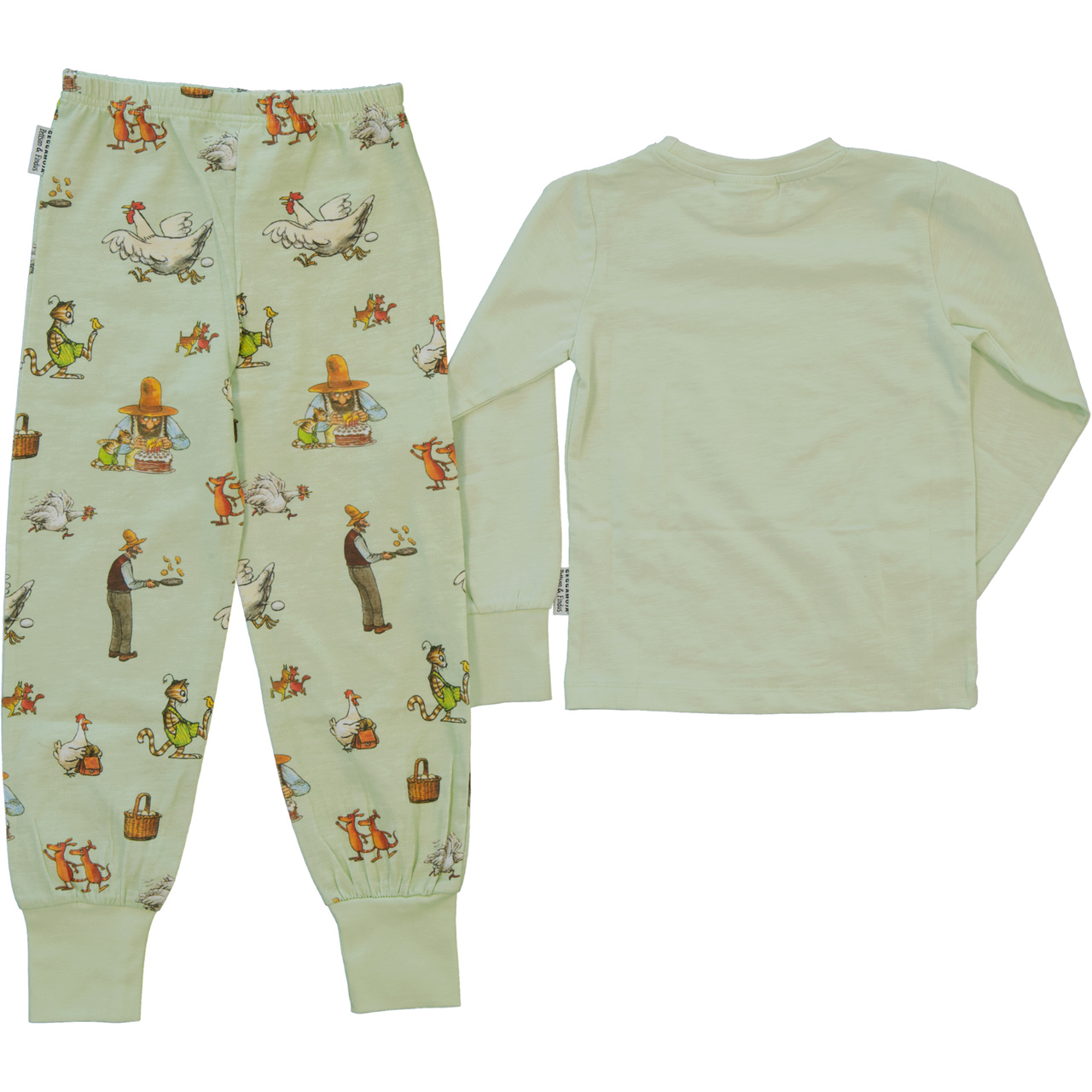 Pyjamas tvådelad Pettson och Findus Grön 74/80