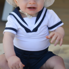 Sailor set baby White 50/56