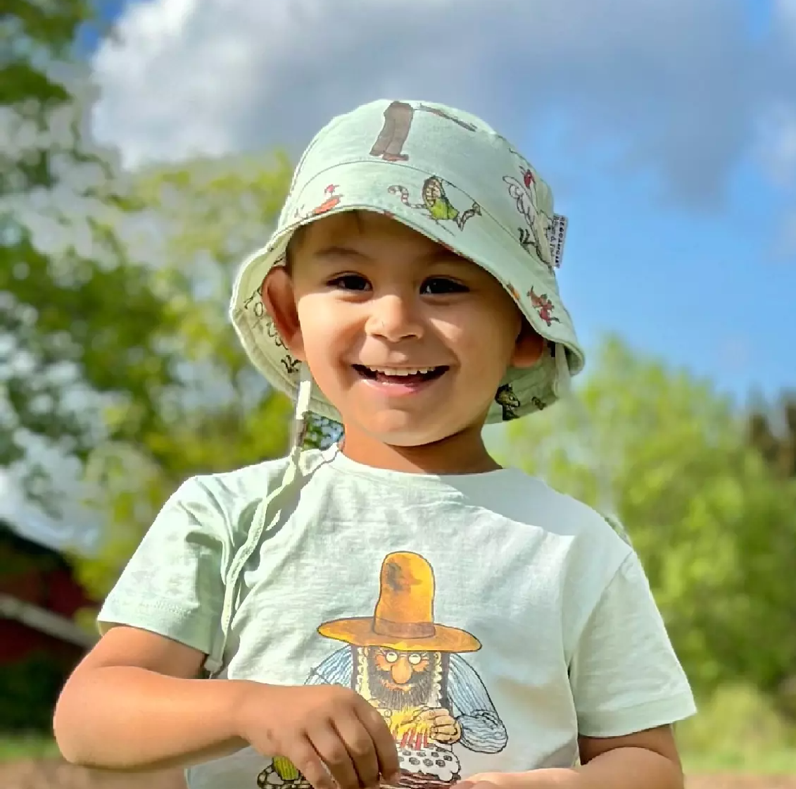 Solhatt Pettson och Findus Grön 2 - 6 år