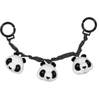 Stroller toy panda Black/white