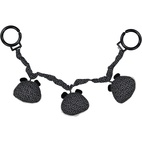 Stroller toy panda Black/white