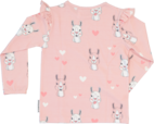 Bamboo fllounce sweater L.S Pink lama 134/140