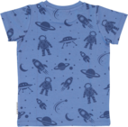 T-Shirt Bambus Blauer Astronaut 146/152