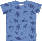 T-Shirt Bambus Blauer Astronaut 146/152