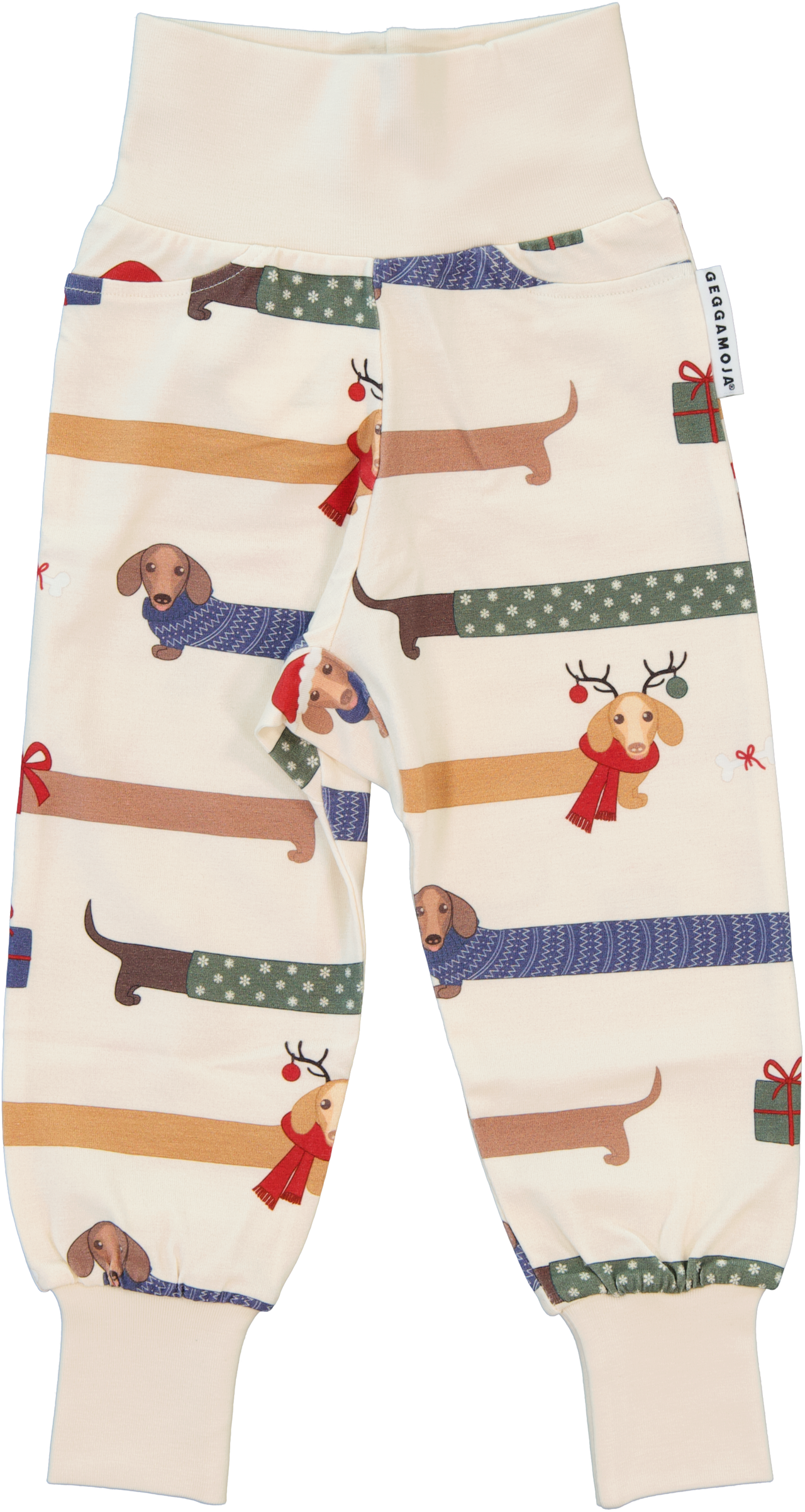 Bamboo baby pants Santa dogs 62/68