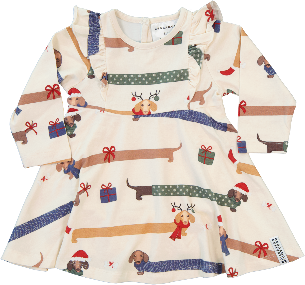 Kleid Bambus Dackel 122/128