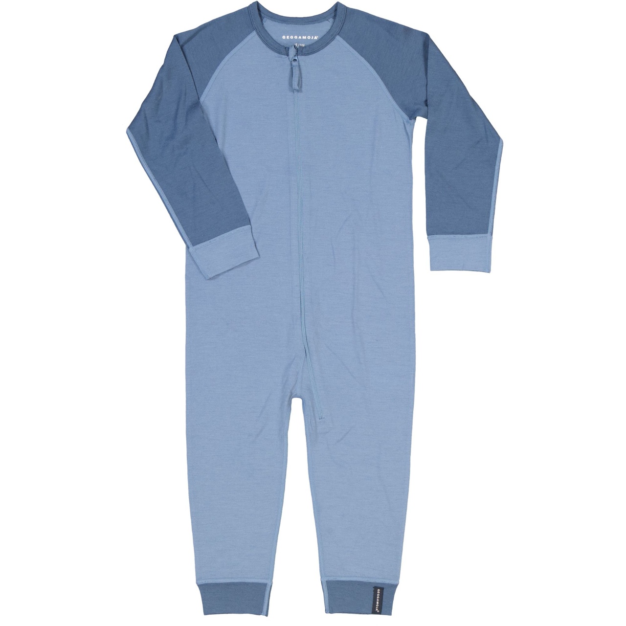 Unterwäsche Overall Merinowolle Blau