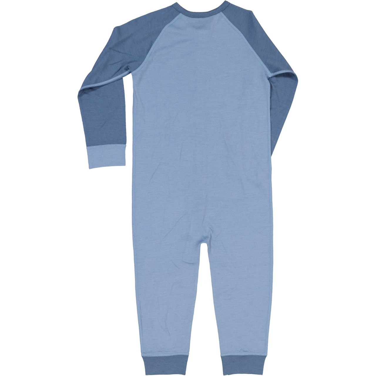 Unterwäsche Overall Merinowolle Blau