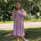 Kleid Bambus Rosa Lama 50/56