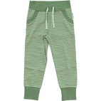 Longpants Mossgr/gr str  134/140