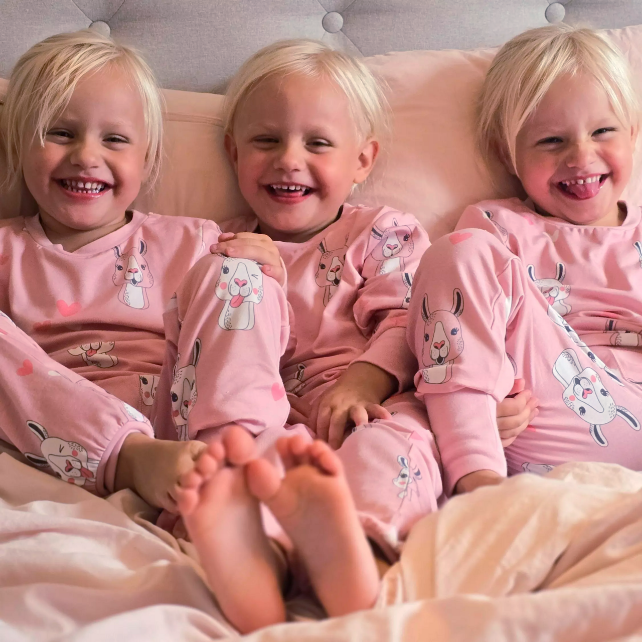 Two piece pyjamas Pink lama 122/128