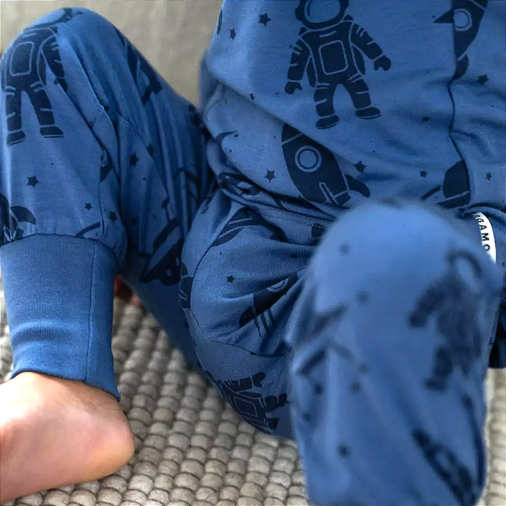 Bamboo Beebi püksids Sinine astronaut 50/56