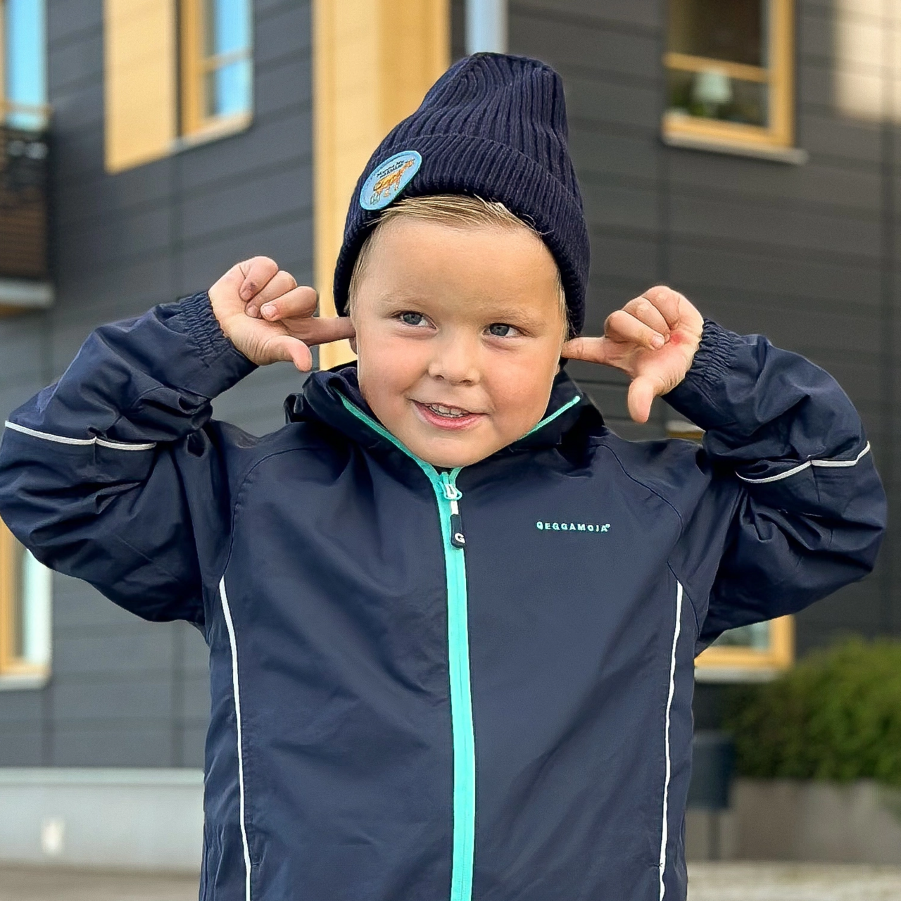 Mamma Mu Knitted beanie Navy  52/54 (2-9 y)