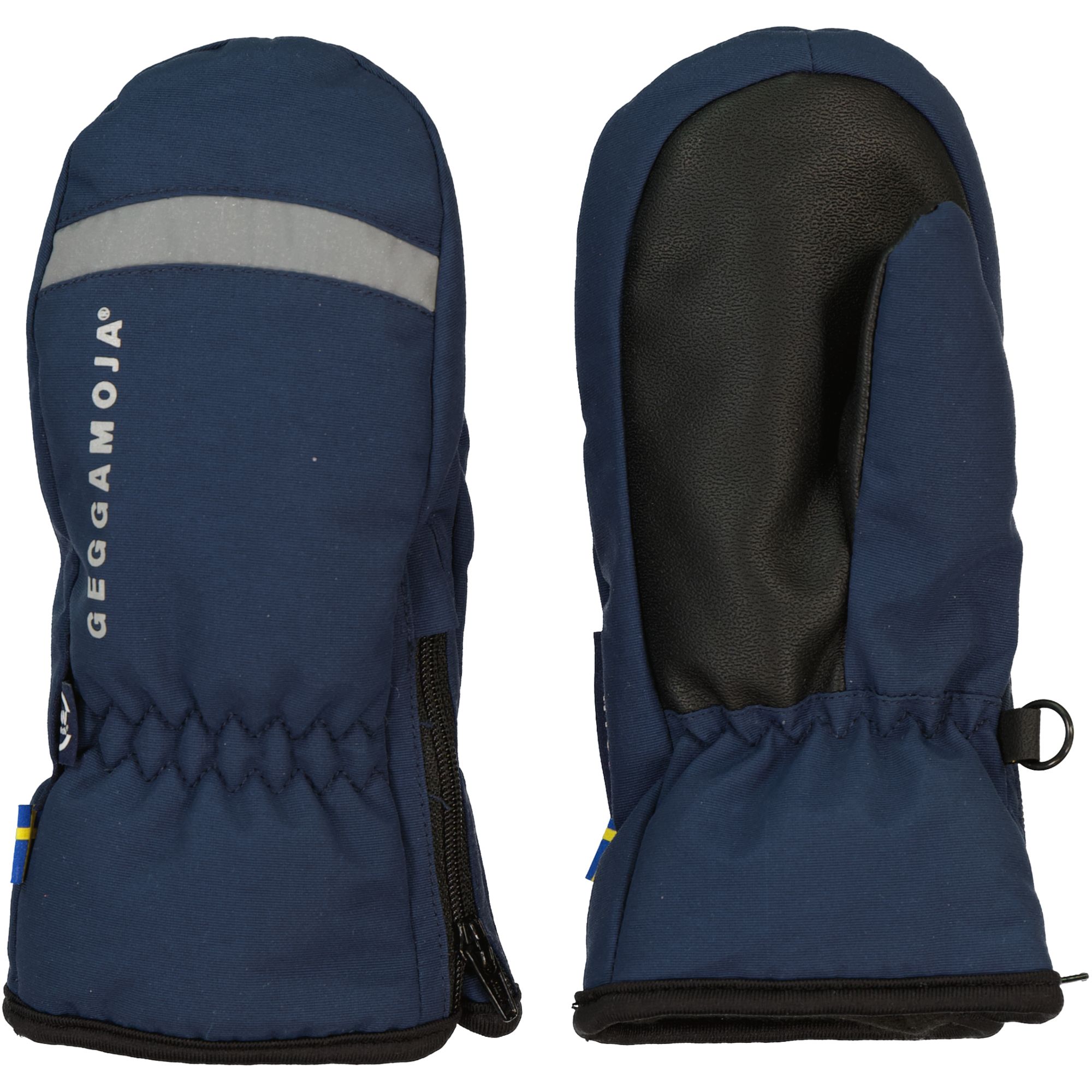 Winter zip mitten Navy