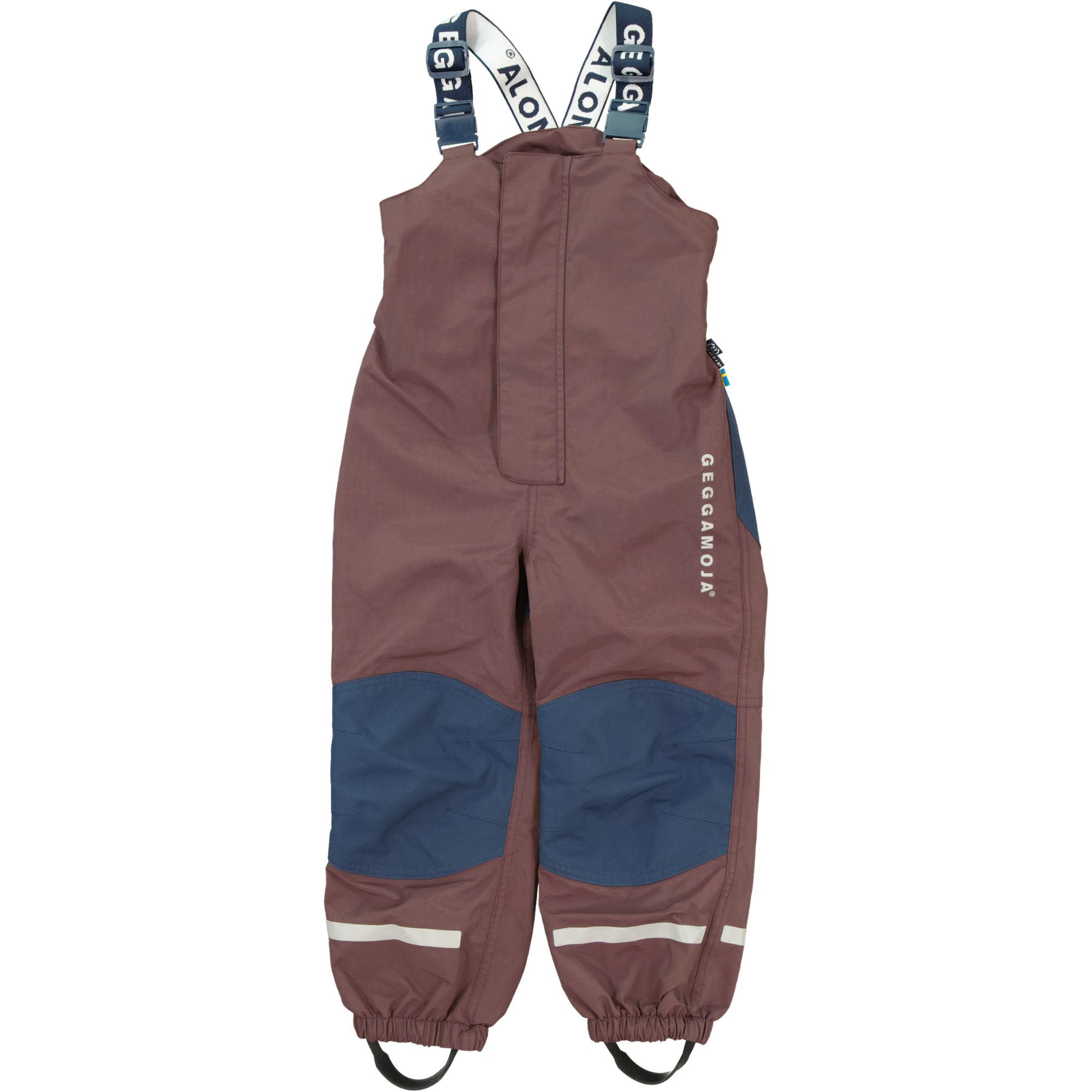 Shell pants high Brown/Navy blue