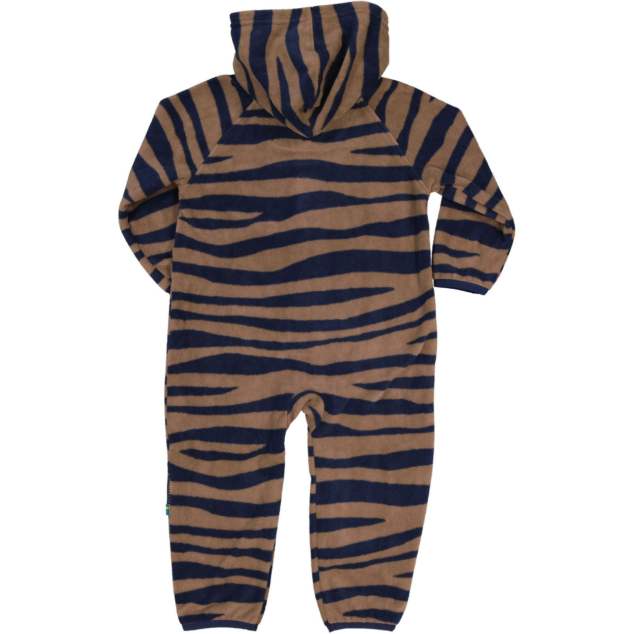 Fleeceoverall Blau/Braun 62/68