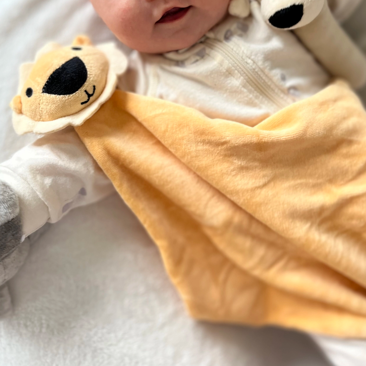 Velour blanket Yellow lion 86 One Size
