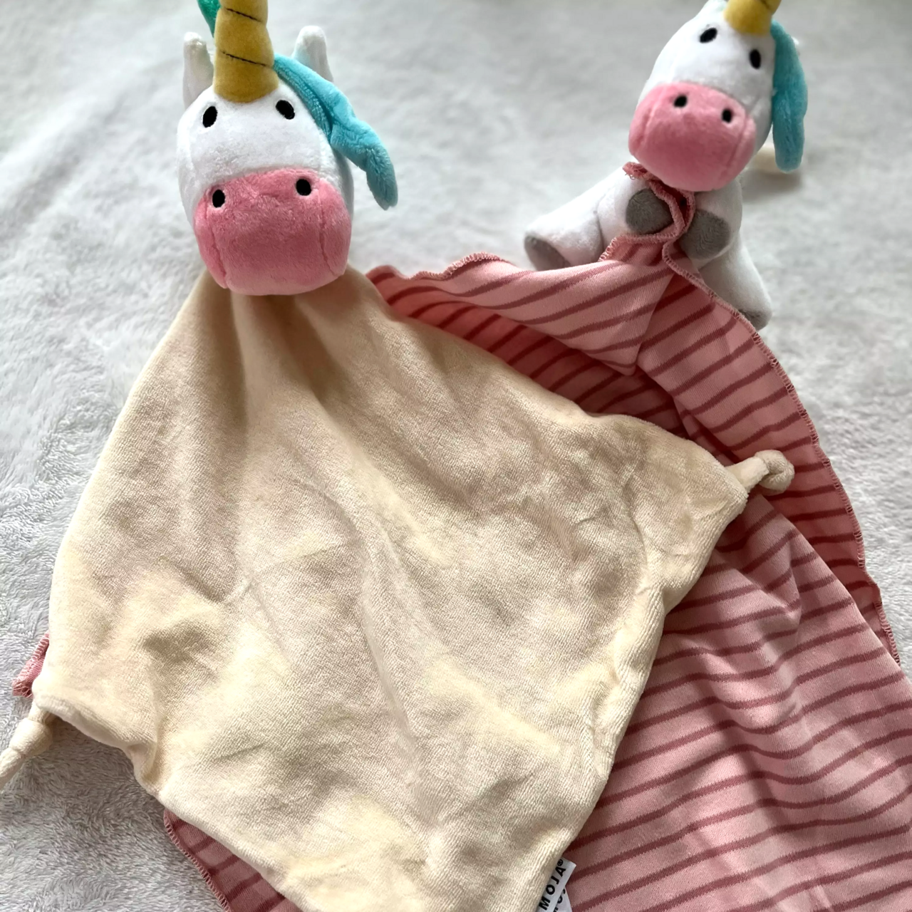 Snuttefilt Velor Unicorn