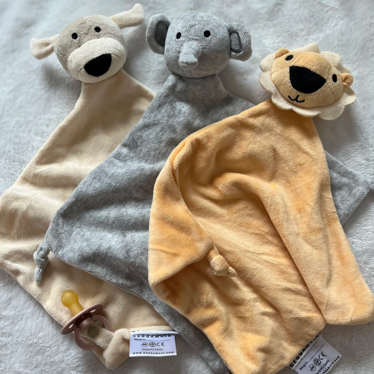 Velour blanket Beige doddi