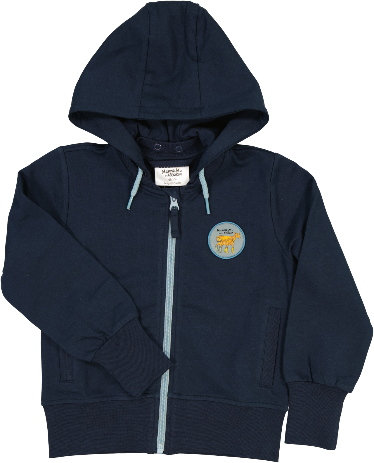 Mamma Mu College hoodie Navy Patch  74/80