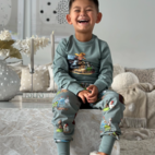 Pettson and Findus Two piece pyjamas Olive green