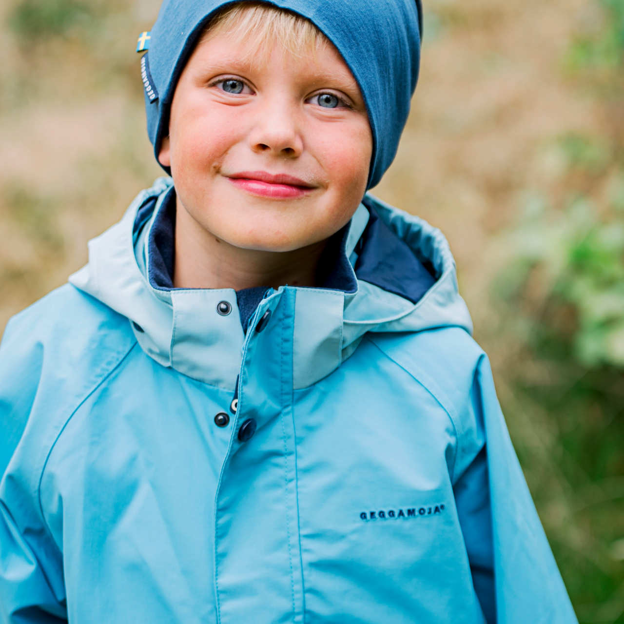 Shell-Jacke Blau 86/92