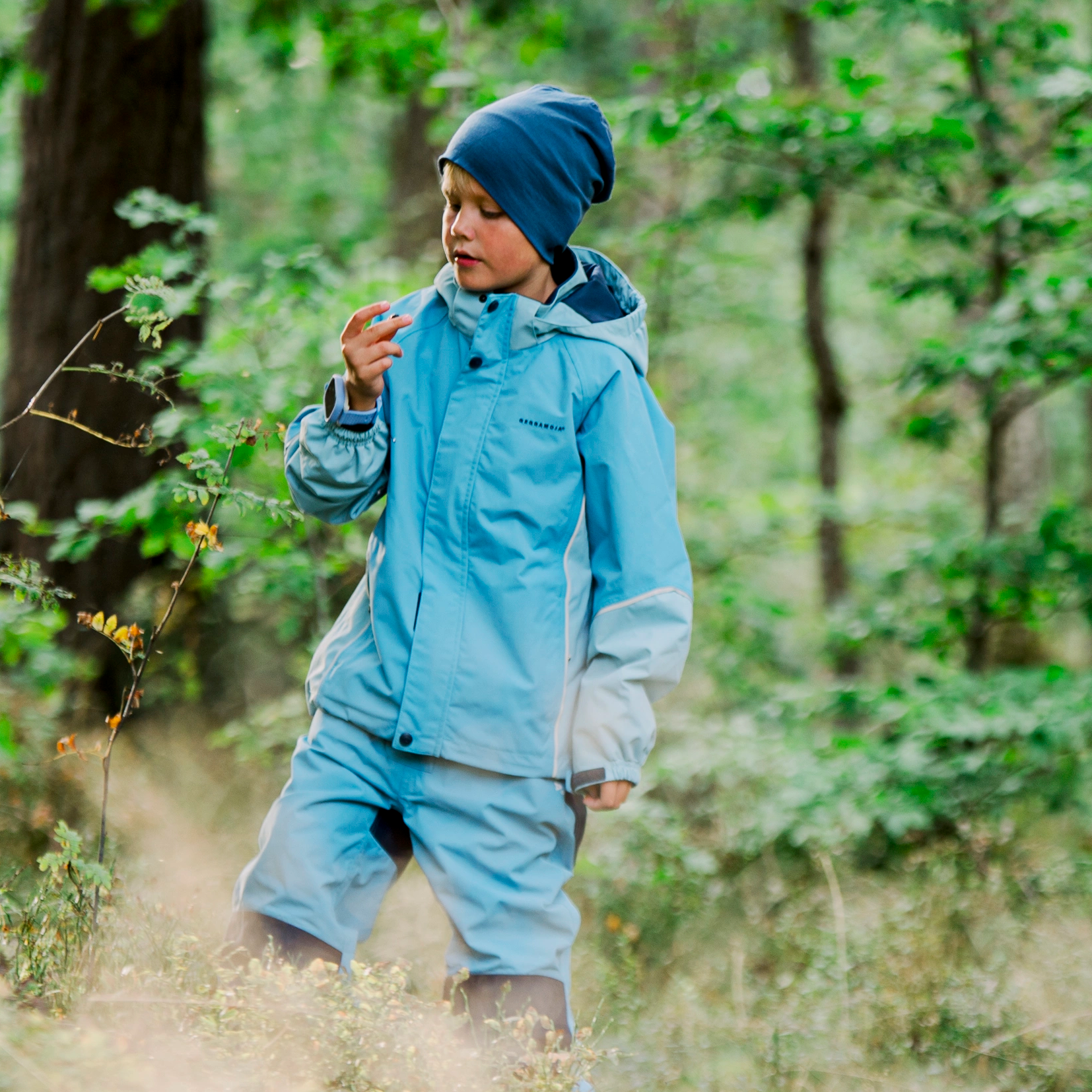 Shell bib pants Blue