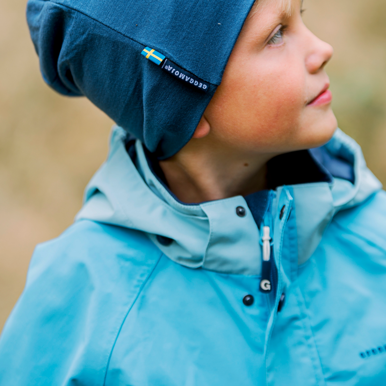 Shell-Jacke Blau 86/92