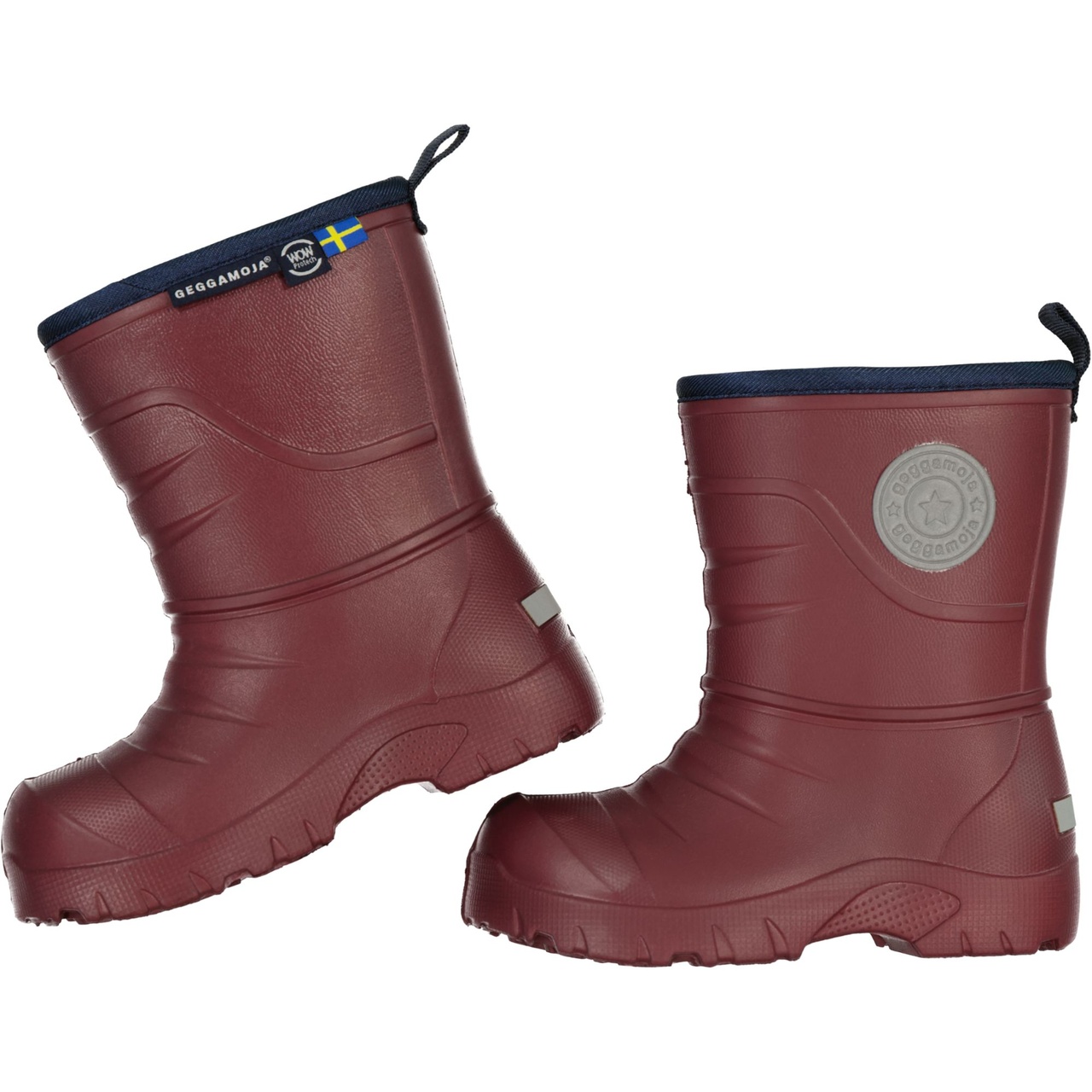 Gefütterte Gummistiefel Burgundy 32