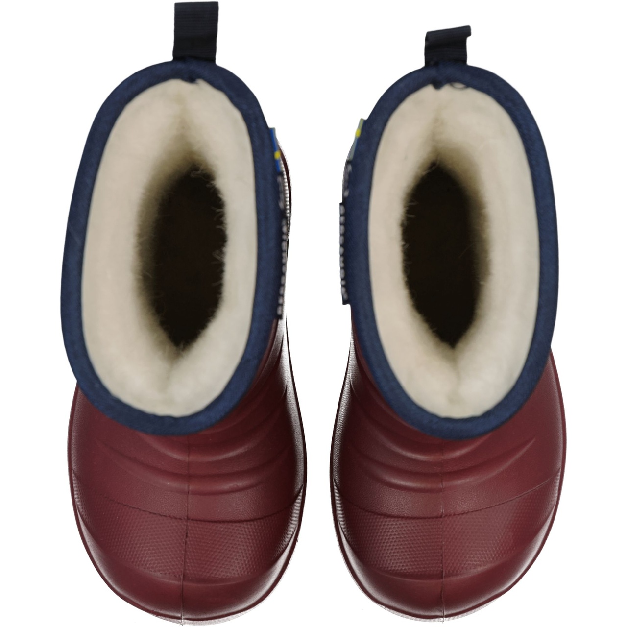Gefütterte Gummistiefel Burgundy 32