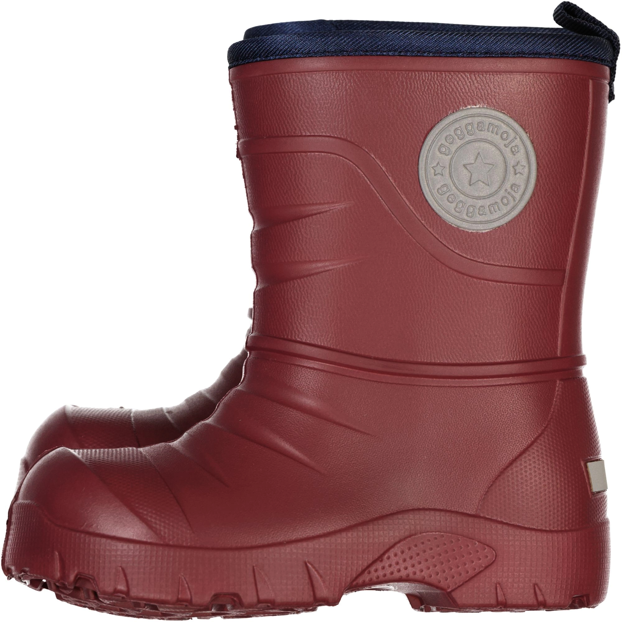 Gummistövlar fodrade Burgundy