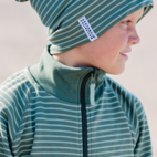 Topline fleece cap Mossgr/gr str  XS 1-2 Year