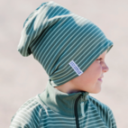Topline fleece cap Mossgr/gr str  XS 1-2 Year