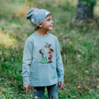 Pettson and Findus Beanie fleece Olive green
