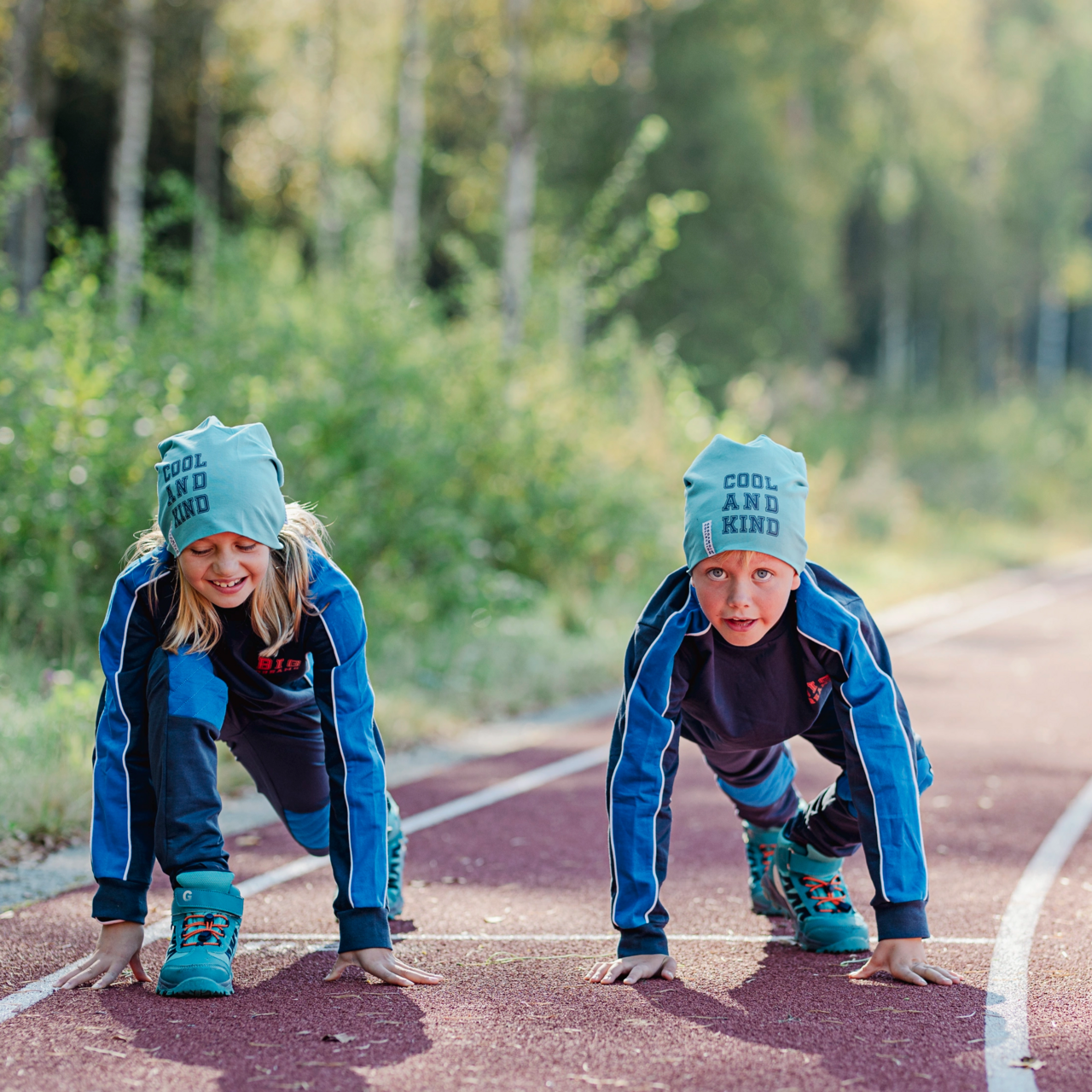 Beanie Aaron Türkiis S (2-4 år)