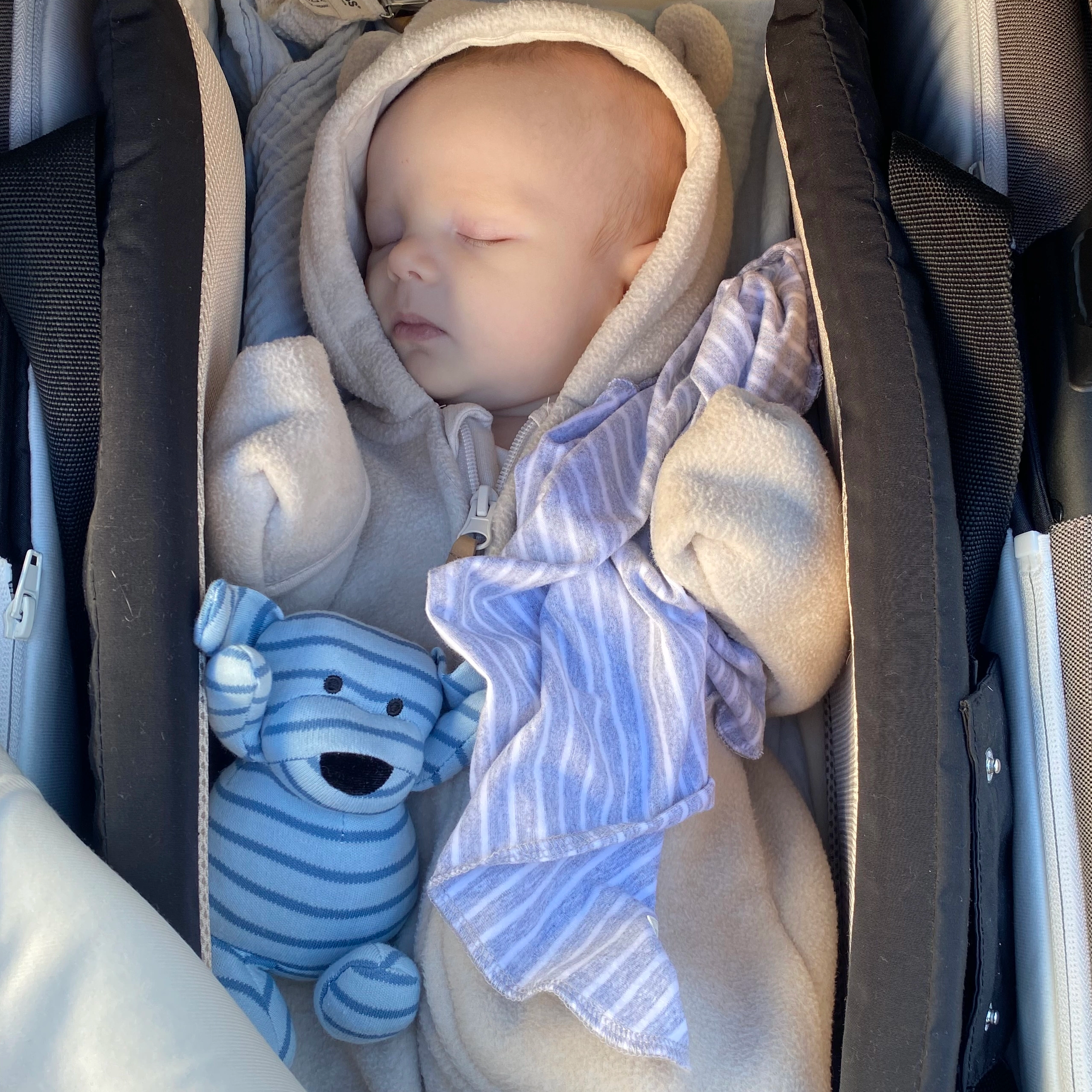 Mini Doddi soft toy Blue